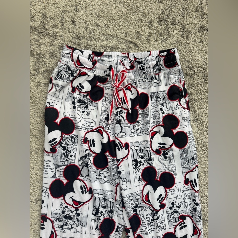 Disney Mickey Mouse Lounge Jogger Pants – Women’s Small 4/6 - Picture 2 of 4